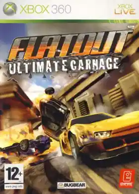 FlatOut Ultimate Carnage (USA) box cover front